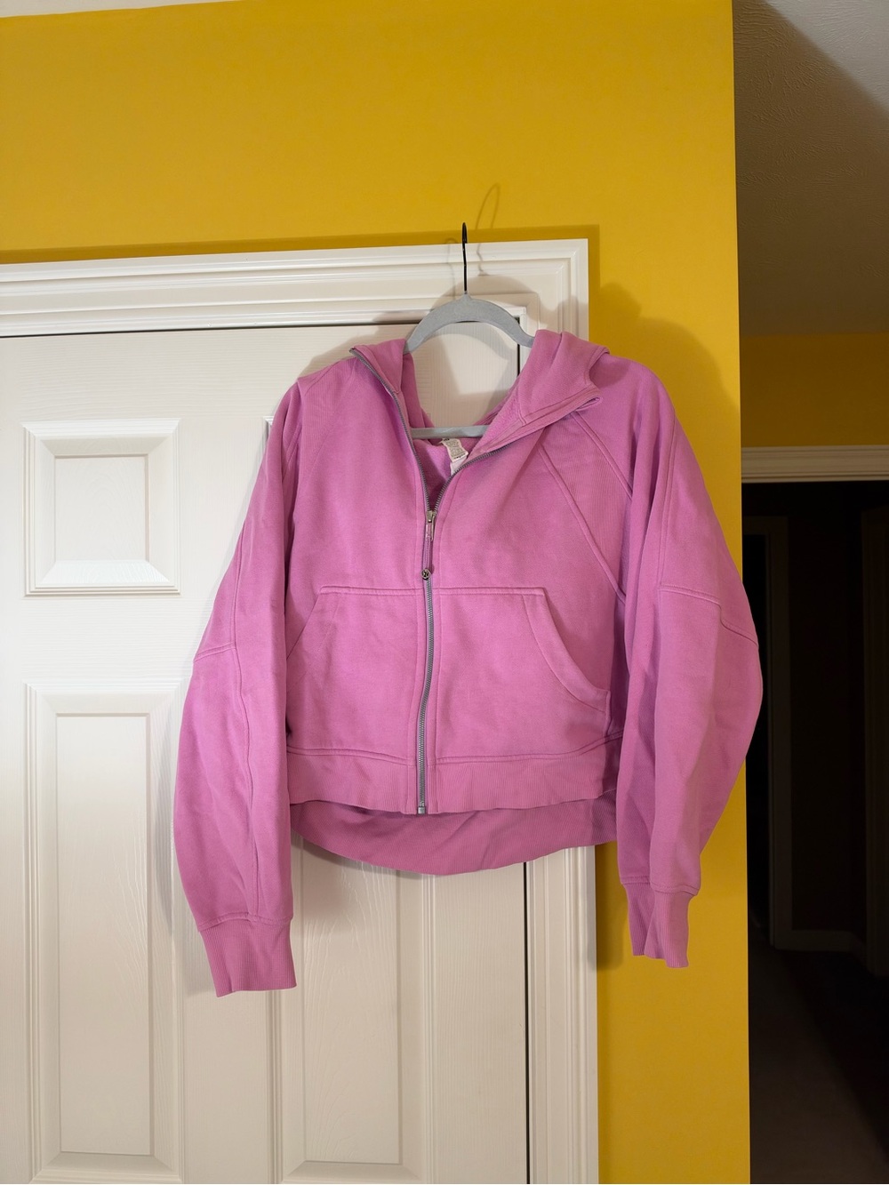 Pink Zip-Up Lululemon Scuba